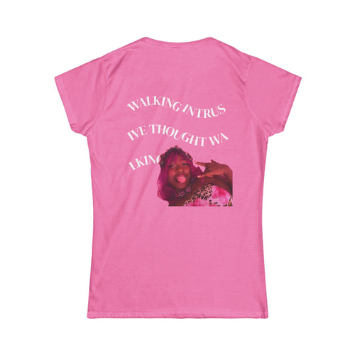 Graphic Tee — 'How The Fuck You 5'9 But Don't Got A 9 To 5' Cat & Retro Photo Women's Shirt